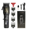 AMVONZ Professional Hair Clipper A-017, Salon Series, 120 Minutes Runtime, Digital Display, Type-C USB Charging, 4 Guide Combs