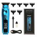 AMVONZ Professional Hair Trimmer A-102, LED Display, 90 Minutes Runtime, 600mAh Battery, Type-C Charging, 6 Guide Combs